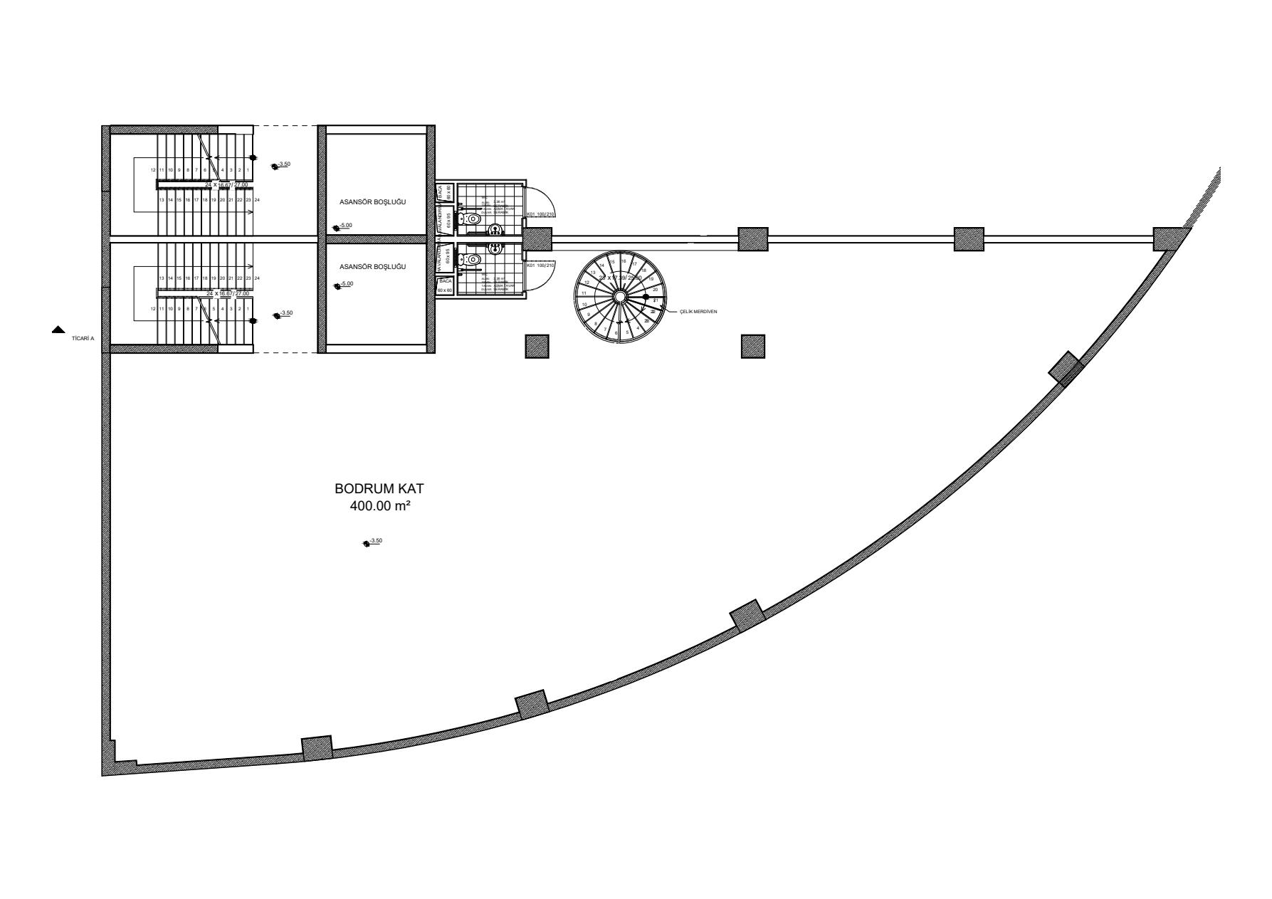 OXİUM2 BODRUM PLAN