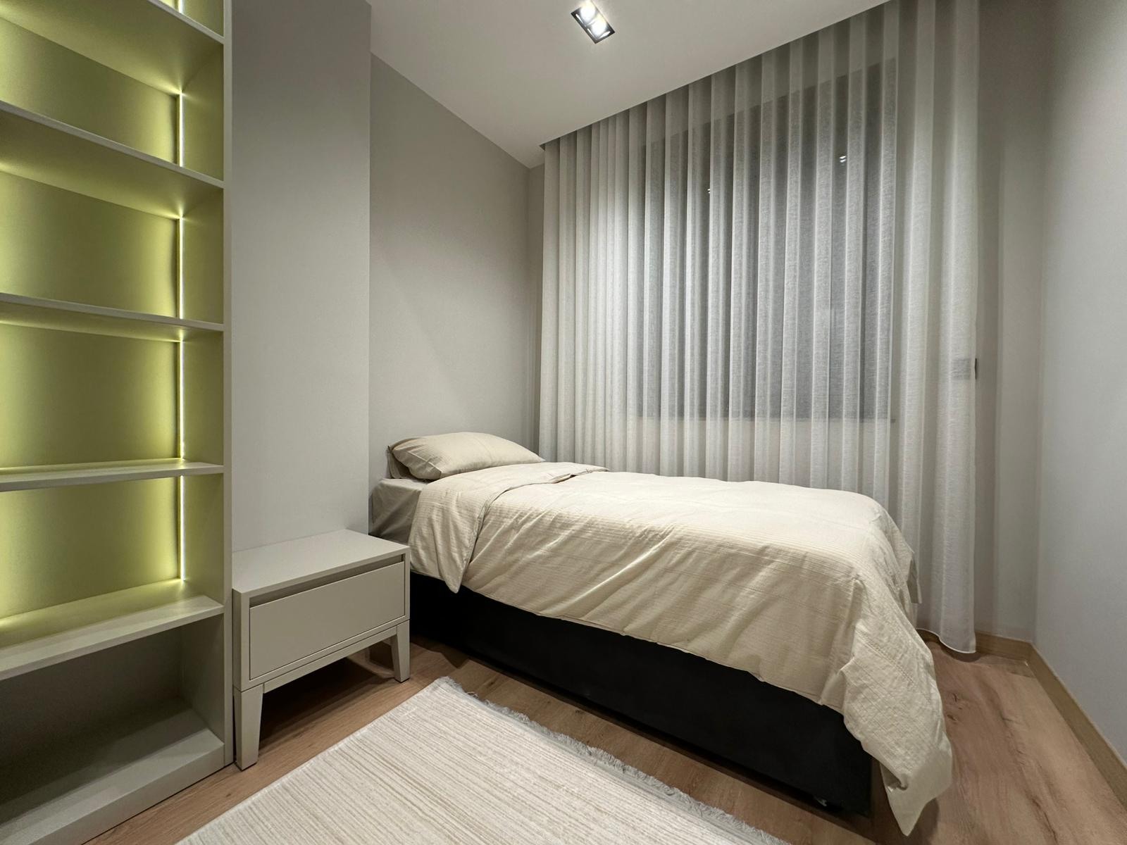 Bedroom view · Show apartment photographs