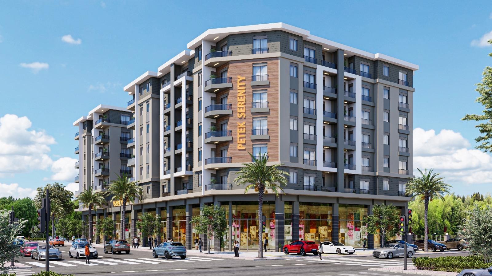Exterior and street view · Architectural renderings