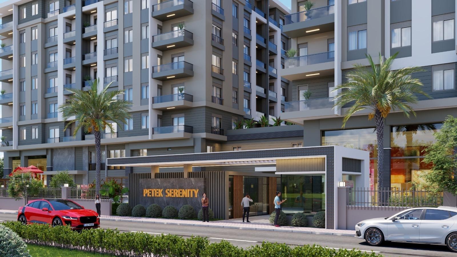 Site entrance · Architectural renderings
